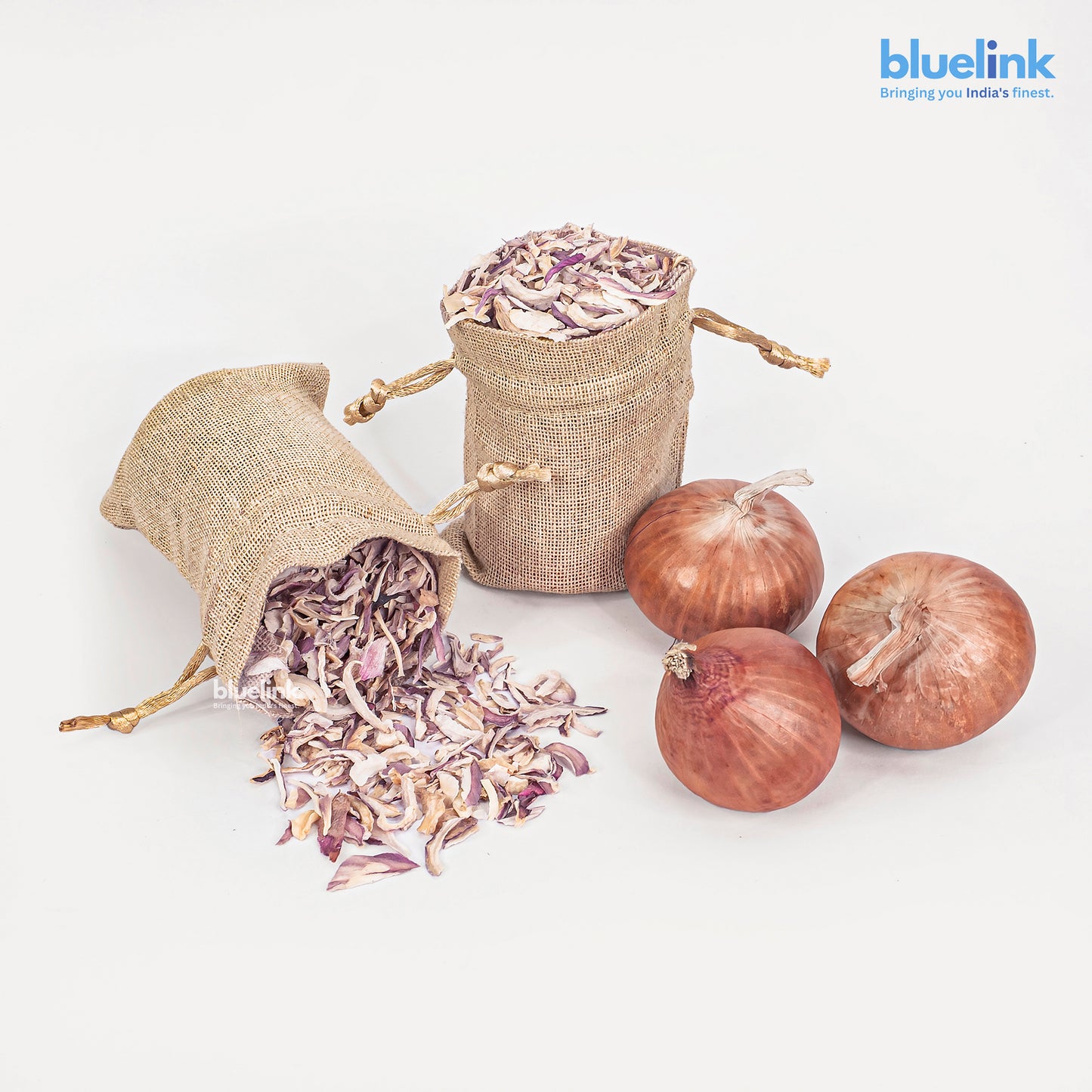 Dehydrated Pink Onion Kibbled