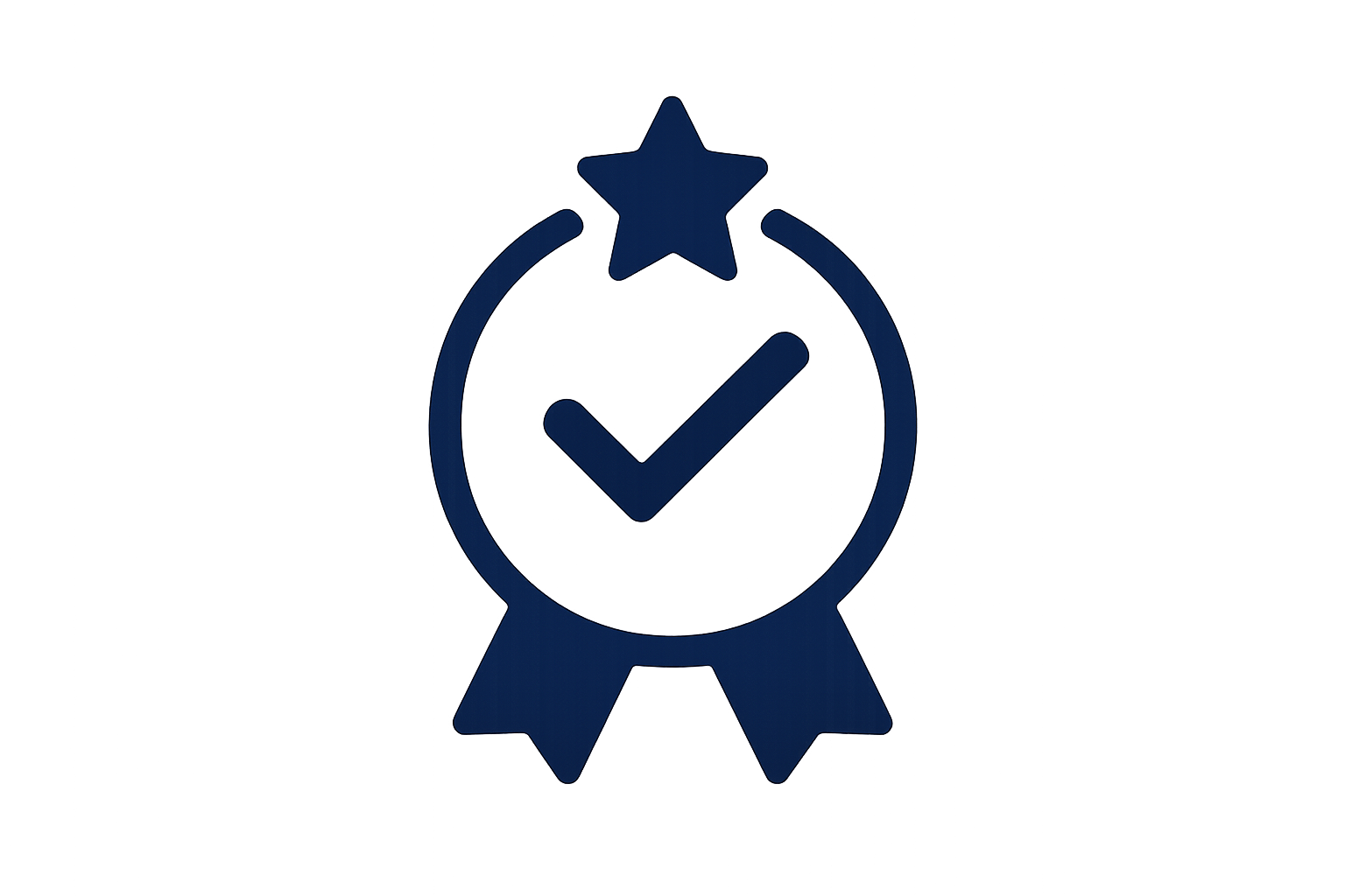 generate png icon 200 X 200 for quality in #0e1b4d